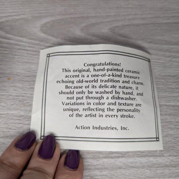 Vintage 1989 Mount Clemens Pottery Ceramic Christmas Teddy Bear Mug NIB - Picture 13 of 13